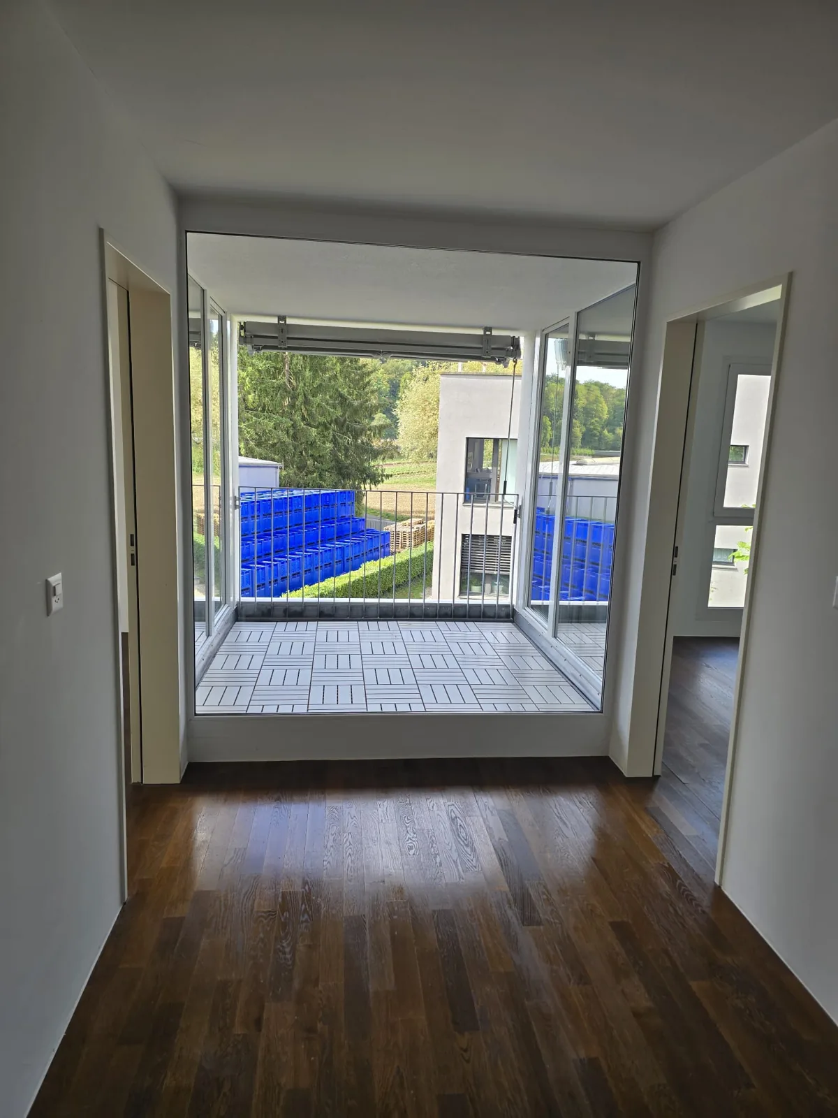 Gereinigter Eingangsbereich der Wohnung